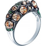 Женское серебряное кольцо с куб. циркониями, 1676389