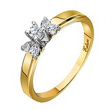 Золотое кольцо с бриллиантами, 169061