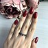 Женское серебряное кольцо с раухтопазами и куб. циркониями - фото 3