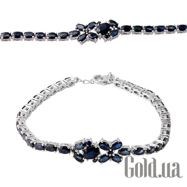

Женские браслеты Fresh Jewelry, Женский серебряный браслет с сапфирами, 18
