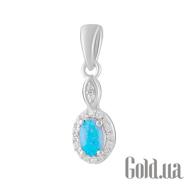 

Женские кулоны Fresh Jewelry, Серебряный кулон с куб. циркониями и опалом