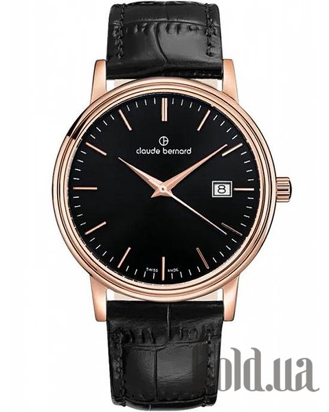 

Швейцарские часы Claude Bernard, Мужские часы Classic Date 53009 37R NIR