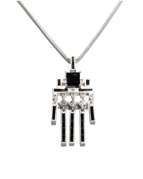 Thomas Sabo Серебряный кулон с цепочкой с куб. циркониями KE570-1-197