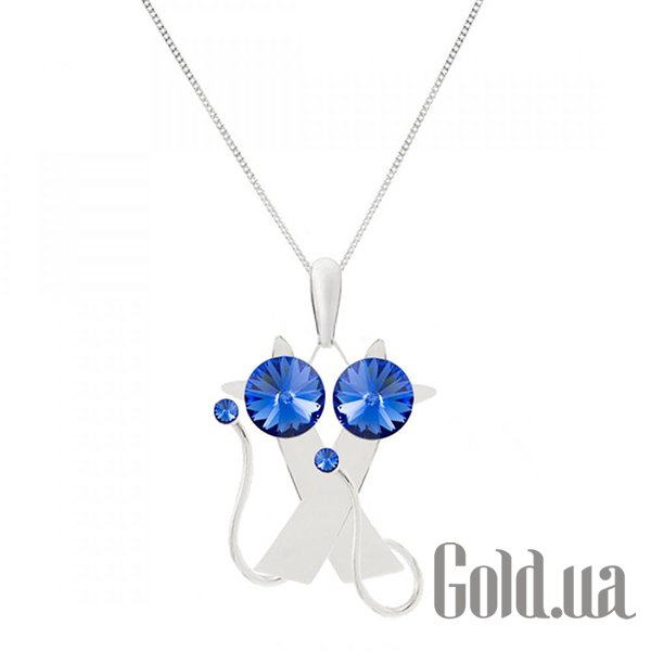 

Женские колье и кулоны Kobi, Стальной, Кулон с цепочкой с кристаллами Swarovski