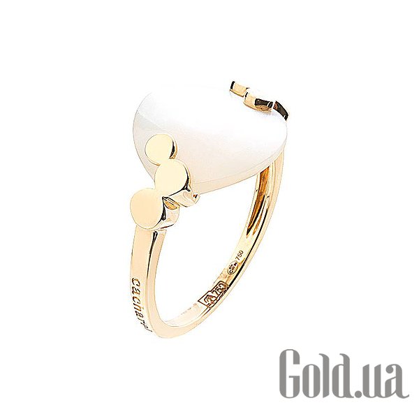 Женское золотое кольцо с перламутром