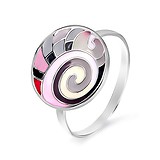 Женское серебряное кольцо с эмалью, 1515622