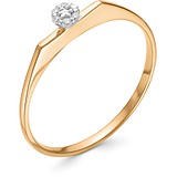 Золотое кольцо с бриллиантами, 1605734