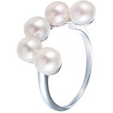 Женское серебряное кольцо с жемчугом, 1609830