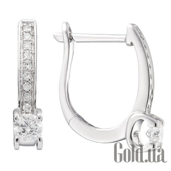 

Серьги Украина, Золотые серьги с бриллиантами