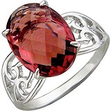 Женское серебряное кольцо с родолитом, 1672550