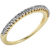 Золотое обручальное кольцо с бриллиантами, 1672806