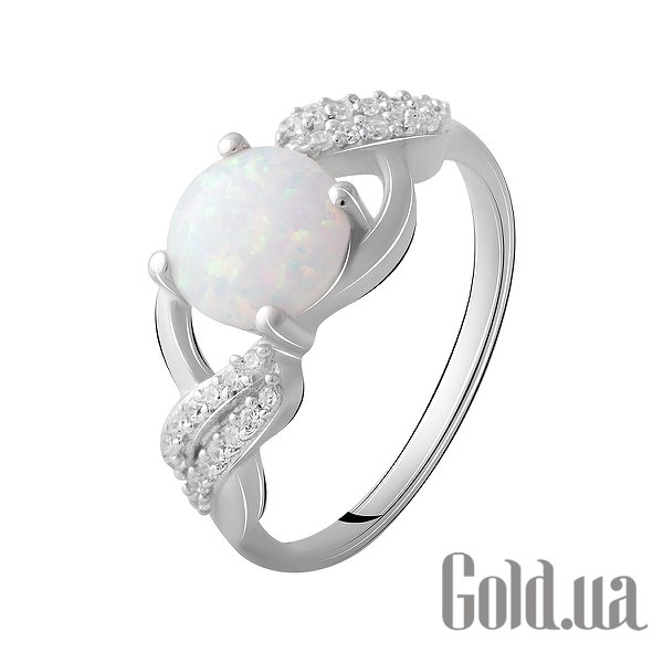 

Женские кольца Fresh Jewelry, Женское серебряное кольцо с опалом и куб. циркониями, 18