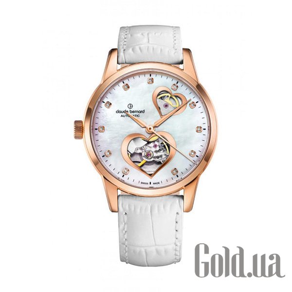 

Швейцарские часы Claude Bernard, Женские часы Classic Automatic Open Heart 85018 37R NAPR2