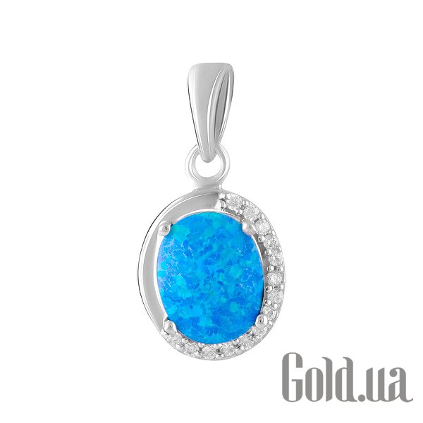 

Женские кулоны Fresh Jewelry, Серебряный кулон с куб. циркониями и опалом