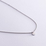 Серебряный кулон с цепочкой, 1769574