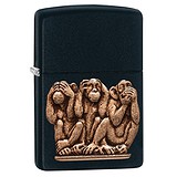 Zippo Зажигалка Three Monkeys 29409, 1781862