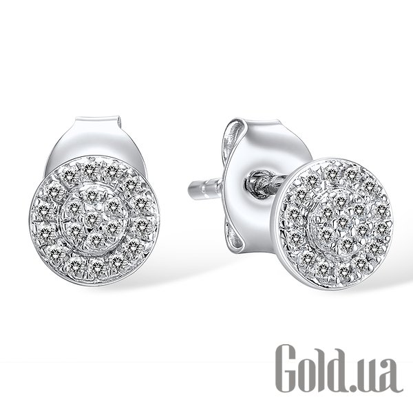 

Серьги-гвоздики Lurie Jewelry, Золотые серьги с бриллиантами