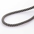 Шелковый шнурок с серебряным замком - фото 2