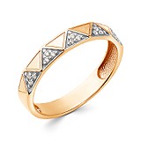 Золотое обручальное кольцо с куб.циркониями, 1512551