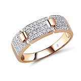 Женское золотое кольцо с бриллиантами, 1551719