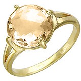 Женское золотое кольцо с кварцем, 1604711