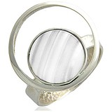 Женское серебряное кольцо с агатом, 1620583