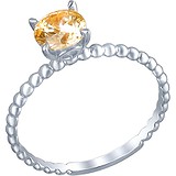 Женское золотое кольцо с куб. цирконием, 1647975