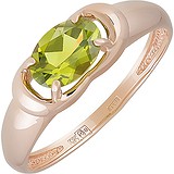 Женское золотое кольцо с хризолитом, 1654887