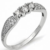 Золотое кольцо с бриллиантами, 1667687