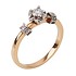 Золотое кольцо с бриллиантами - фото 1