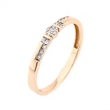 Золотое кольцо с бриллиантами, 1762407