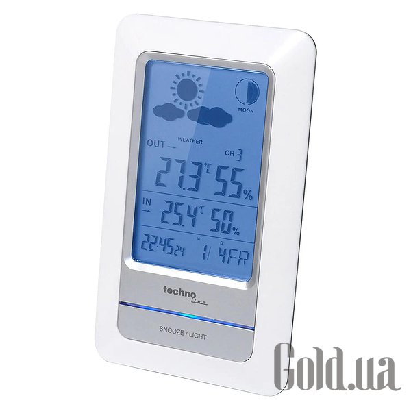 Метеостанція Technoline Метеостанція WS6740 White/Silver