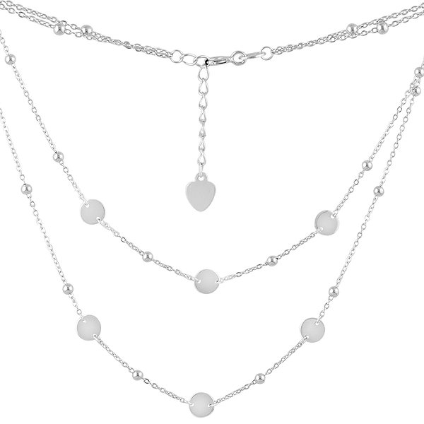 Серебряное колье