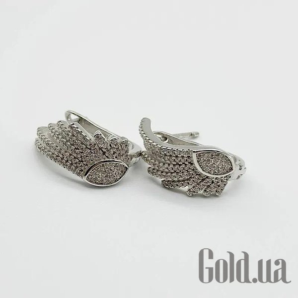 

Серьги Silvex925, Серебряные серьги с куб. циркониями