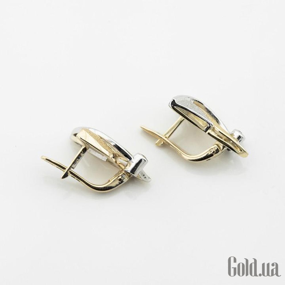 Серьги из желтого золота с бриллиантами DIA3202949dia – изображение 2