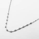 Срібне кольє з куб. цирконіями, 1795687