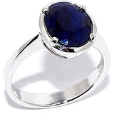 Silver Wings Женское серебряное кольцо с сапфиром, 1617512