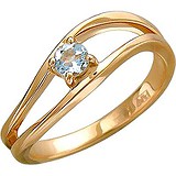 Женское золотое кольцо с аквамарином, 1638248