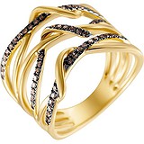 Женское золотое кольцо с бриллиантами, 1667944