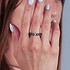 Женское серебряное кольцо с куб.циркониями и шпинелем - фото 5