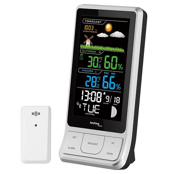 Technoline Метеостанция WS6441 Black/Silver
