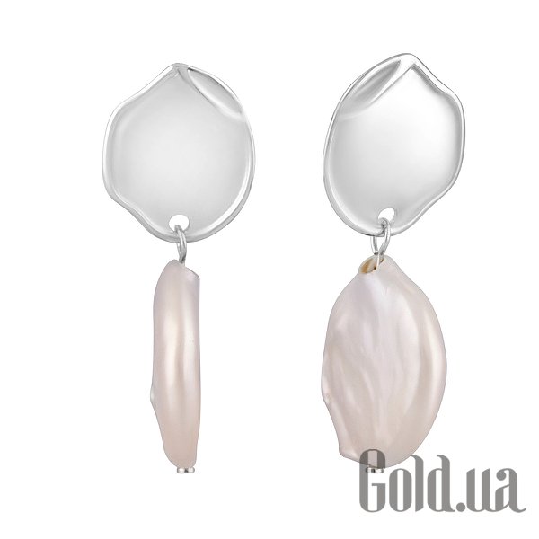 

Серьги с подвесками Fresh Jewelry, Серебряные серьги с культив. жемчугом