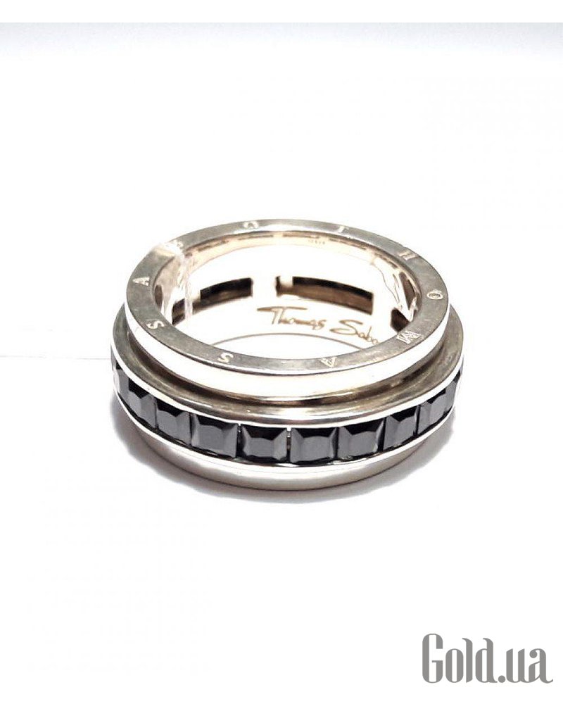 Thomas Sabo Серебряное обручальное кольцо с куб. циркониями TR1774-1-196-56