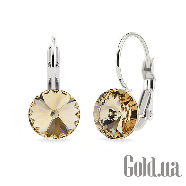 

Серьги Kobi, Стальной, Серьги с кристаллами Swarovski