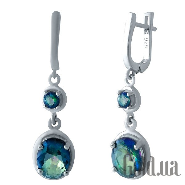 

Серьги с подвесками Fresh Jewelry, Серебряные серьги с топазами