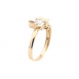 Жіноча золота каблучка з куб. цирконієм, 1699433