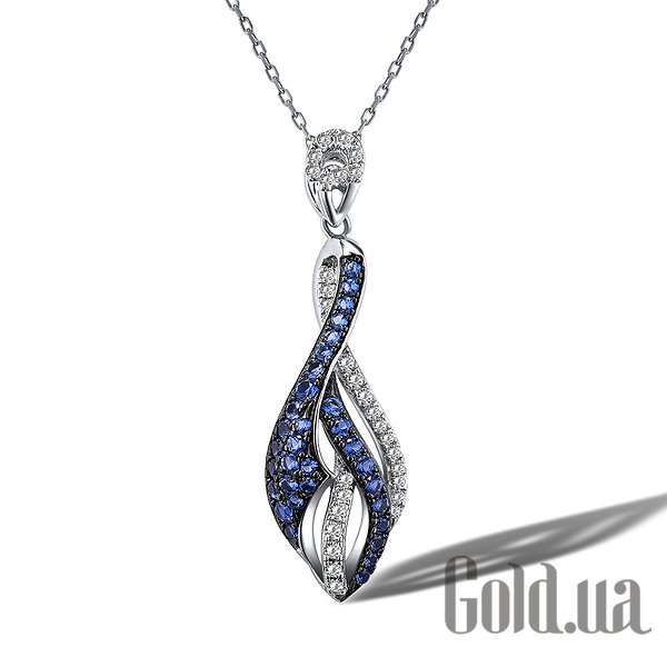 

Женские кулоны Lurie Jewelry, Серебряный кулон с куб. циркониями