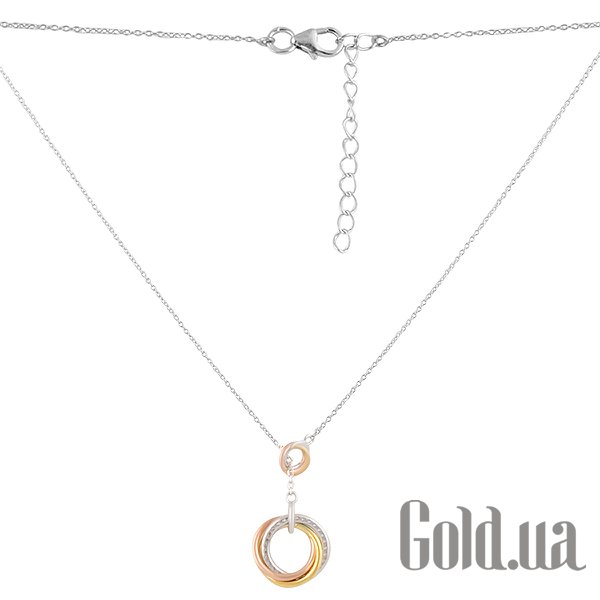 

Женские колье Fresh Jewelry, Серебряное колье с куб. циркониями в позолоте, 45