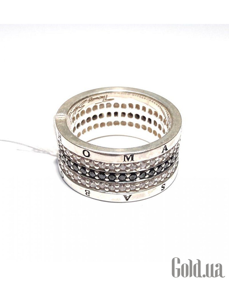 Thomas Sabo Серебряное обручальное кольцо с куб. циркониями TR1772-1-197-58