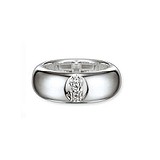 Esprit Серебряное обручальное кольцо с куб. циркониями, 050025